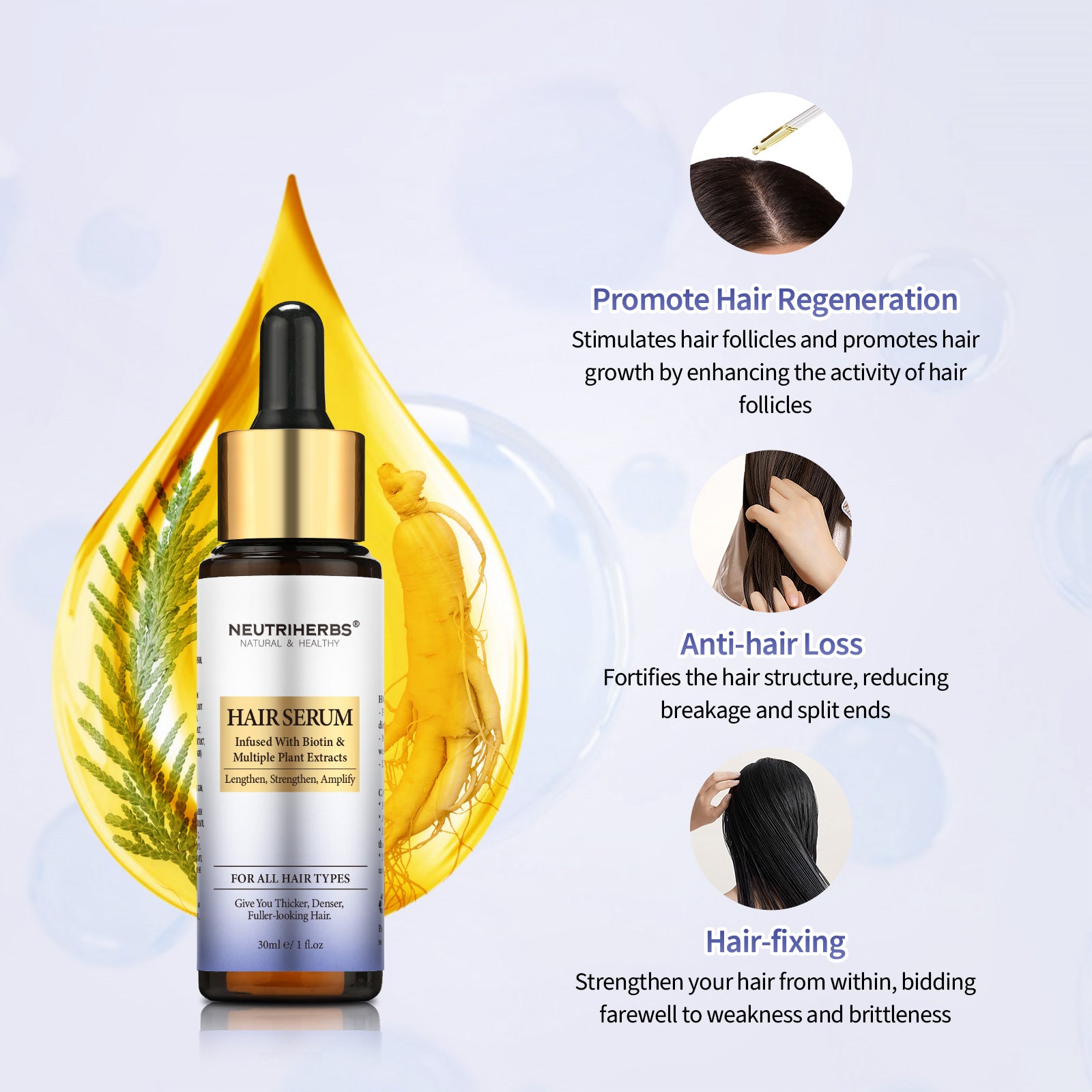 Intensive Hair Serum for Stronger and Thicker Locks