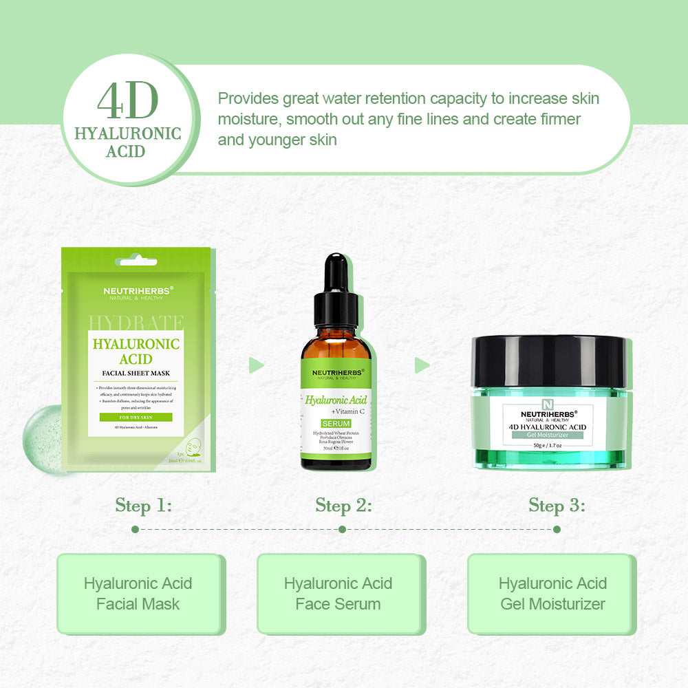Deeply Hydrating 4D Hyaluronic Acid Set For Face