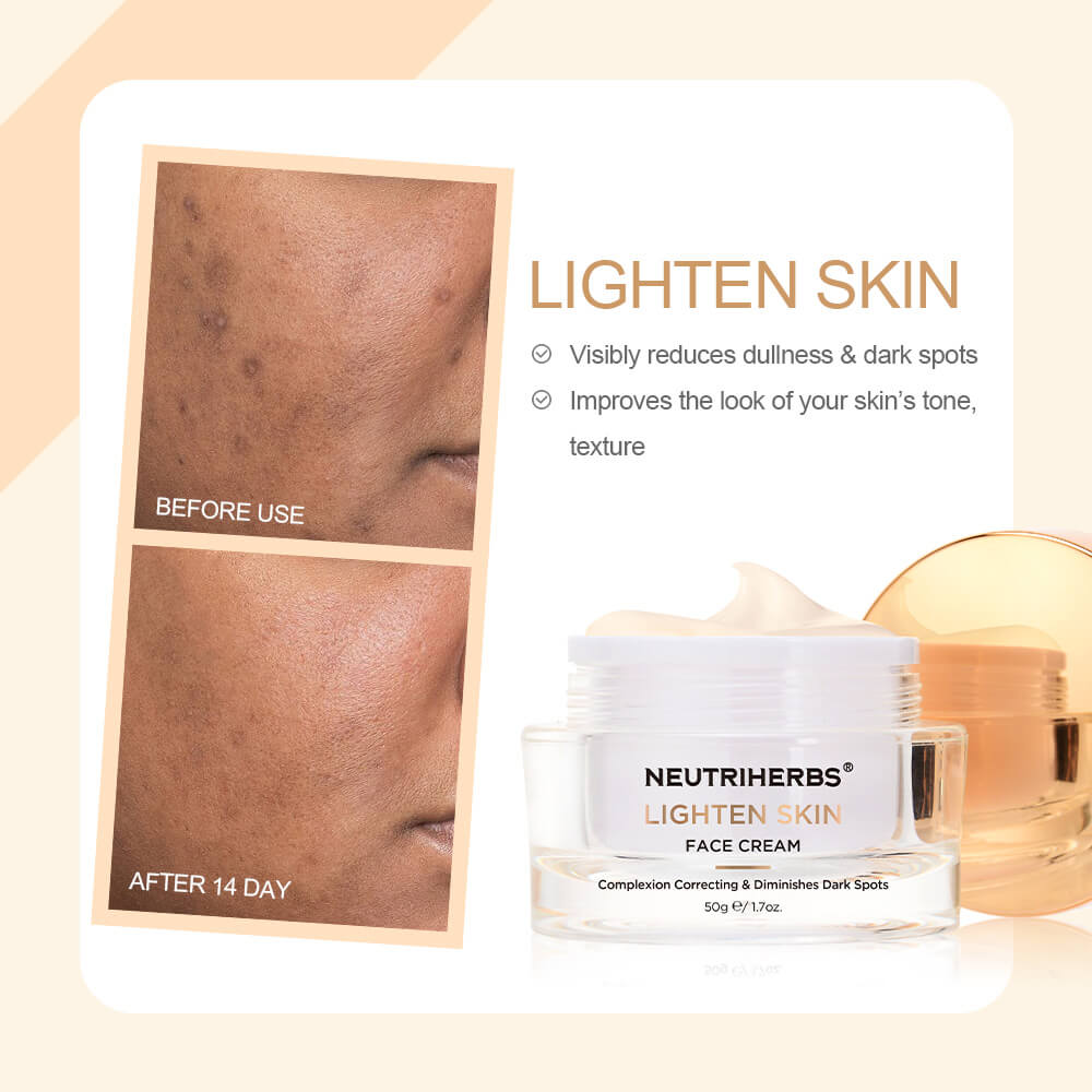 before and after use of skin lightening ultimate set