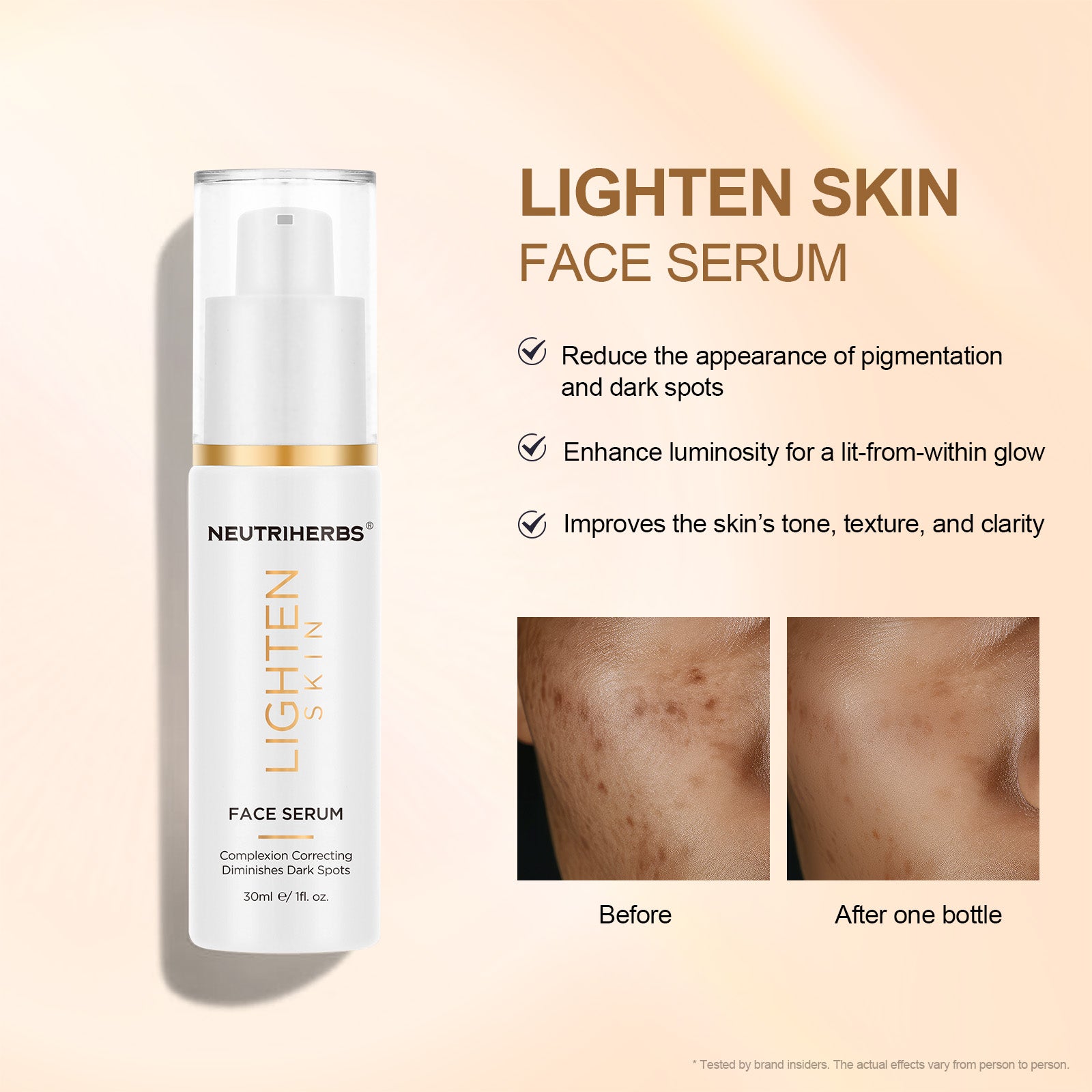 Skin Lightening Serum For Dark & Uneven Tone Skin