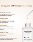 Neutriherbs Snail All-in-One Cream and Serum for Anti-Aging & Intense Moisturizing