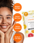Glowing Vitamin C Facial Mask For Nourishing Skin And Reducing Redness