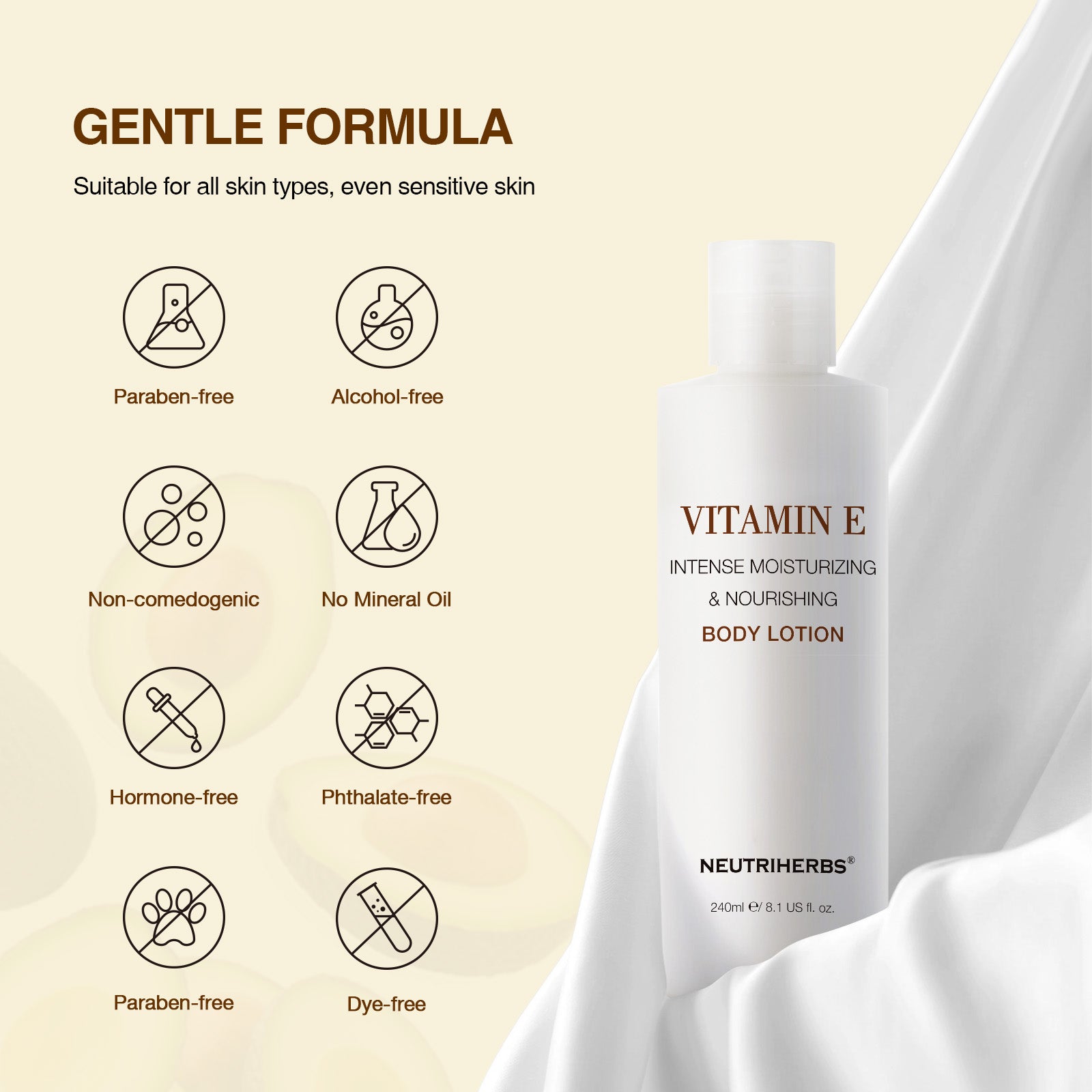 Vitamin E Body Lotion For Deeply Hydrating And Nourishing Skin