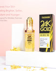 24K Gold Serum leaves your skin feeling brighter, softer, radiant and younger.