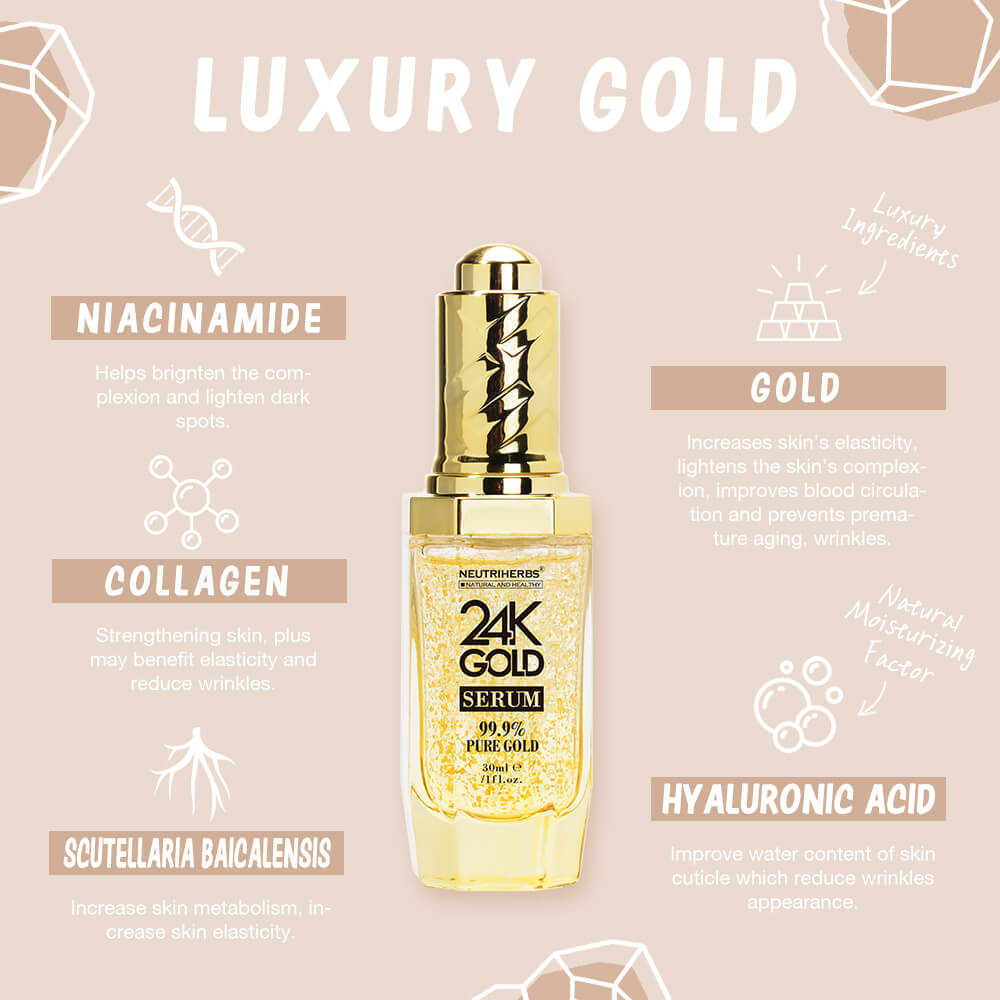 the key ingredients of 24K Gold Serum