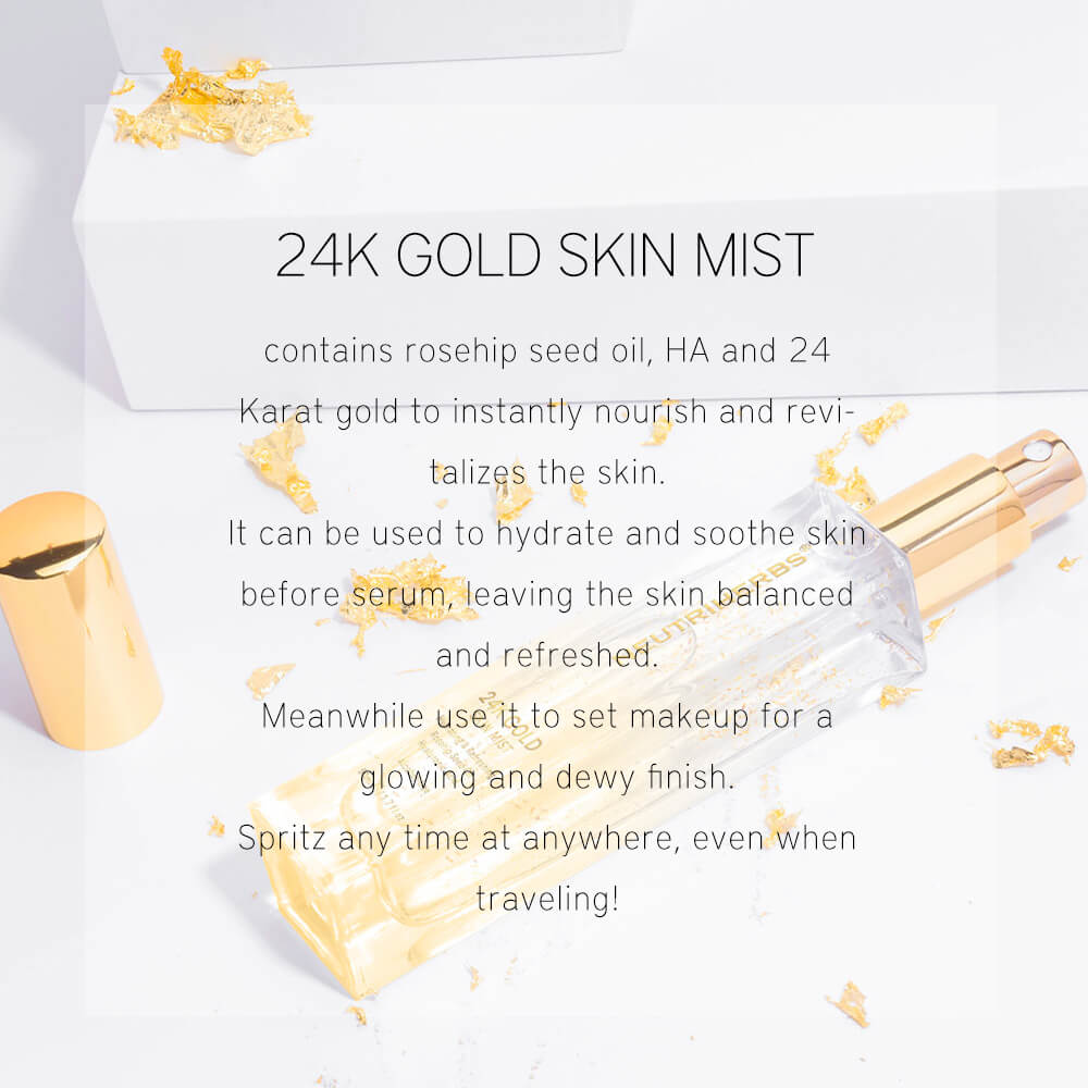 Neutriherbs | 24K GOLD SKIN MIST | Best Setting Spray For Dewy Finish