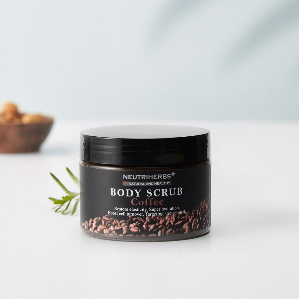 neutriherbs coffee body scrub-cellulite scrub-arabica coffee scrub-coffee face scrub-coffee scrub for cellulite