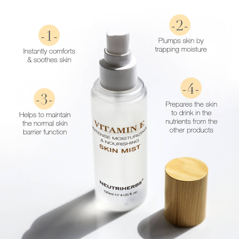 Vitamin E Hydrating Skin Spray For Soothing Sensitive Skin