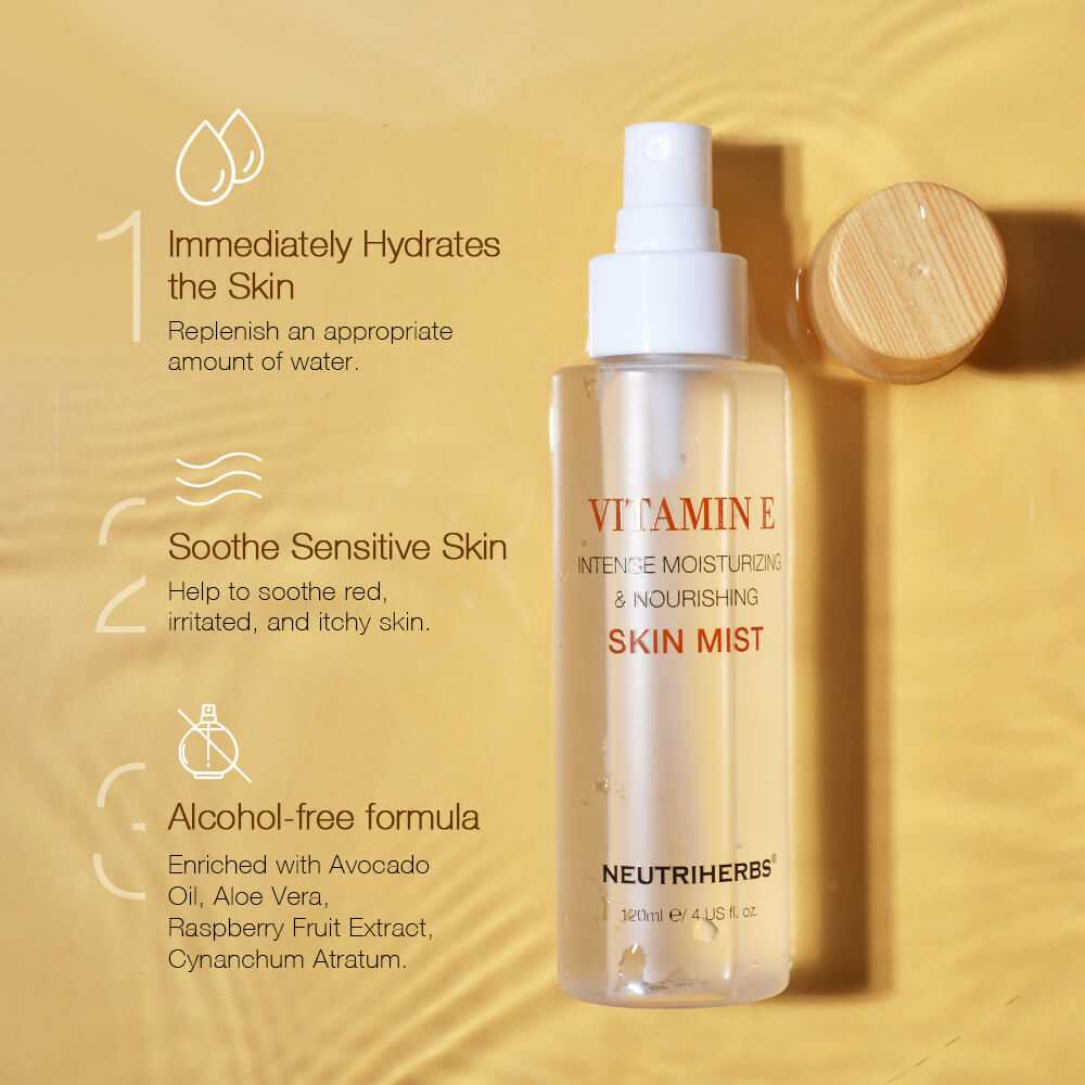 Vitamin E Hydrating Skin Spray For Soothing Sensitive Skin