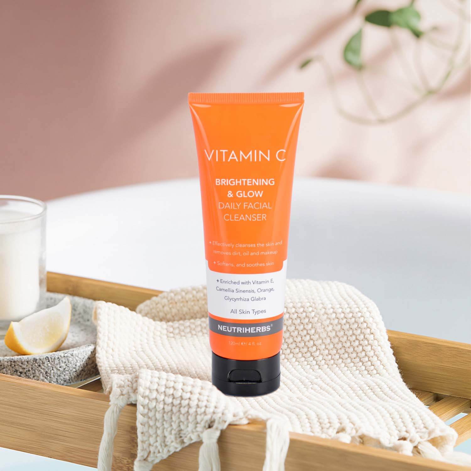 brightening & glow daily facial cleanser