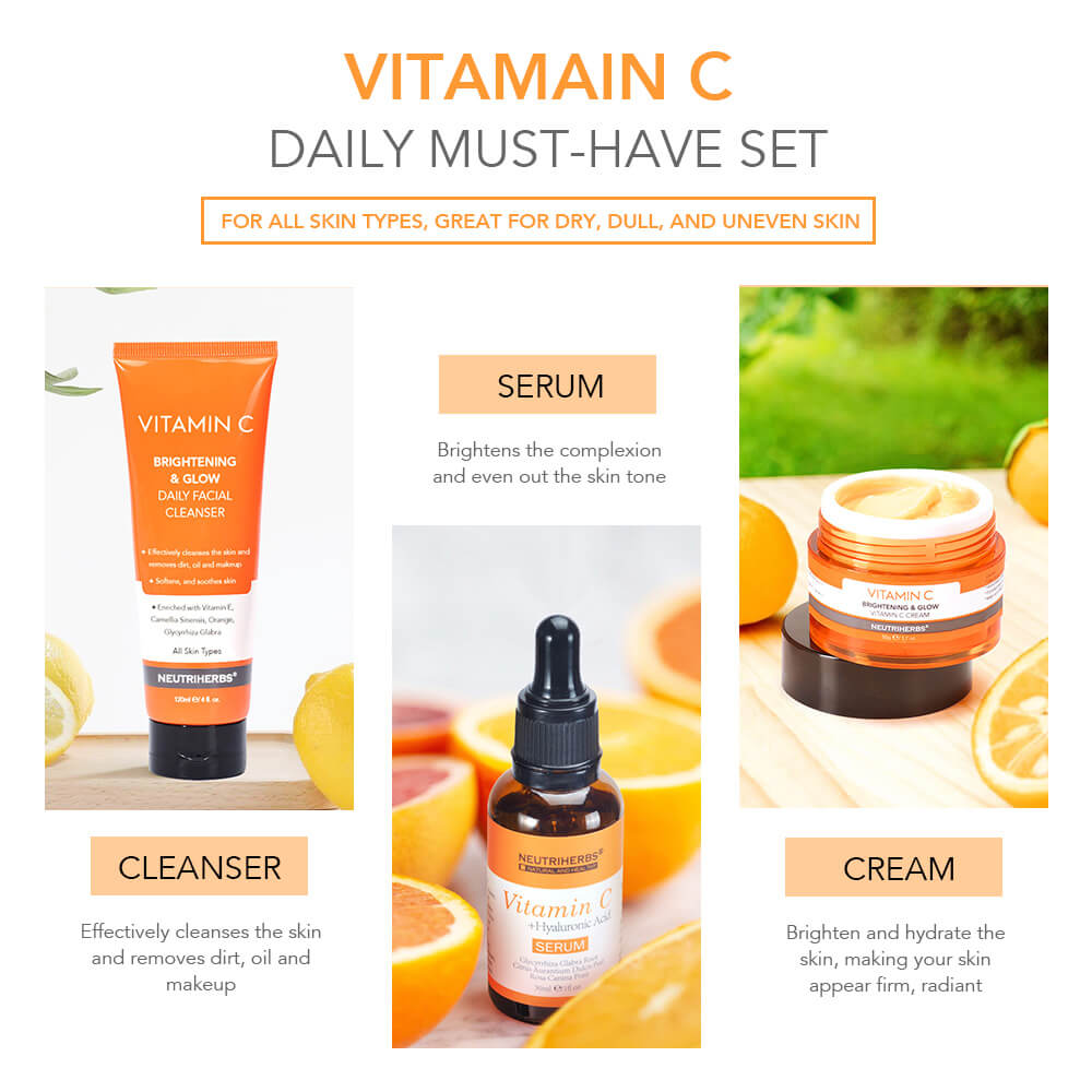 Neutriherbs Vitamin C All Skin Care: Moisturizers, Serums, Cleansers