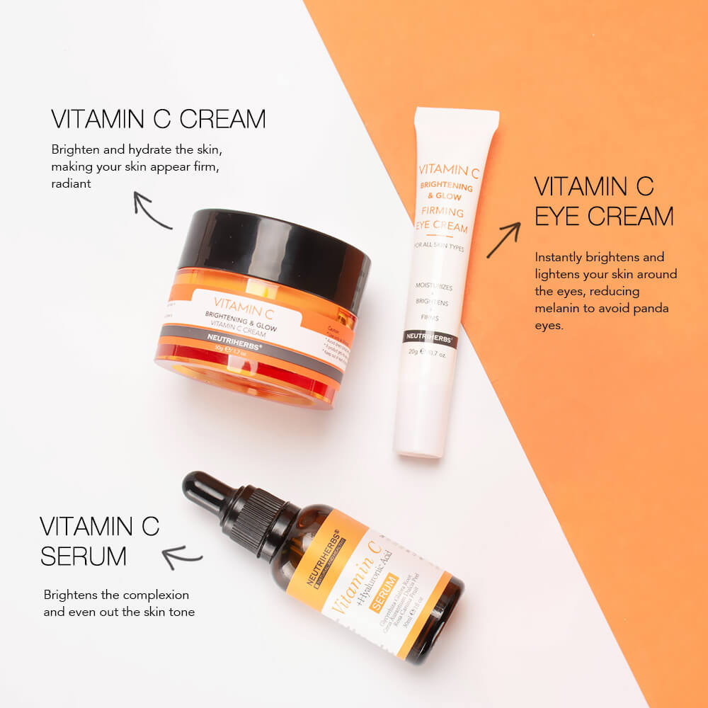 Neutriherbs Vitamin C Brightening & Glow Skincare Range Best Gift For Girlfriend
