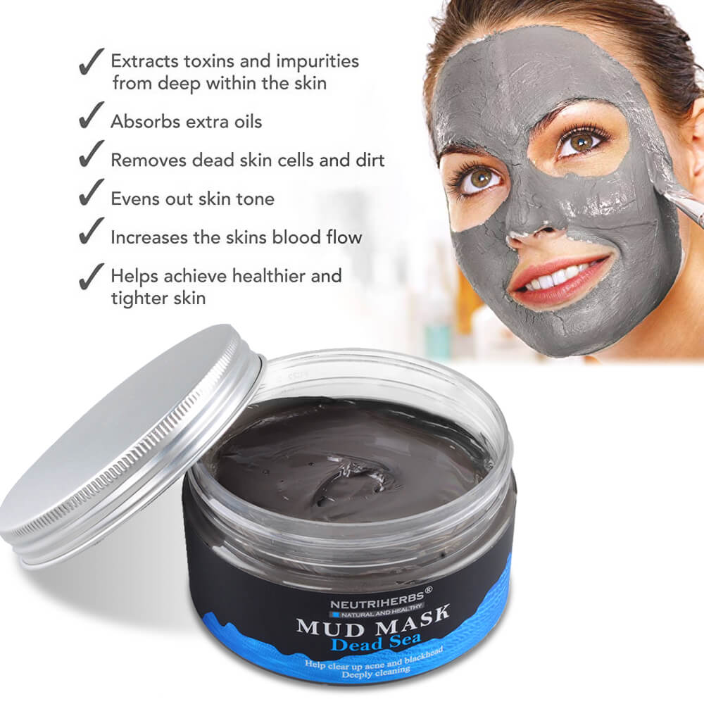 dead sea mineral mud mask-clay mud mask-dead sea facial products-dead sea skin care-best mud mask for acne-