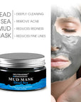 dead sea mineral mud mask-clay mud mask-dead sea facial products-dead sea skin care-best mud mask for acne-