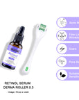 neutriherbs retinol serum with derma roller