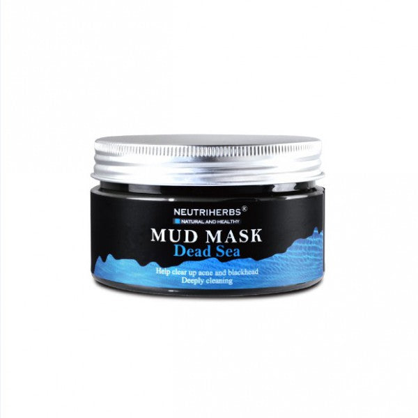 neutriherbs dead sea mud mask-dead sea mask-dead sea face mask-mud face mask-deep sea mud mask-black mud mask