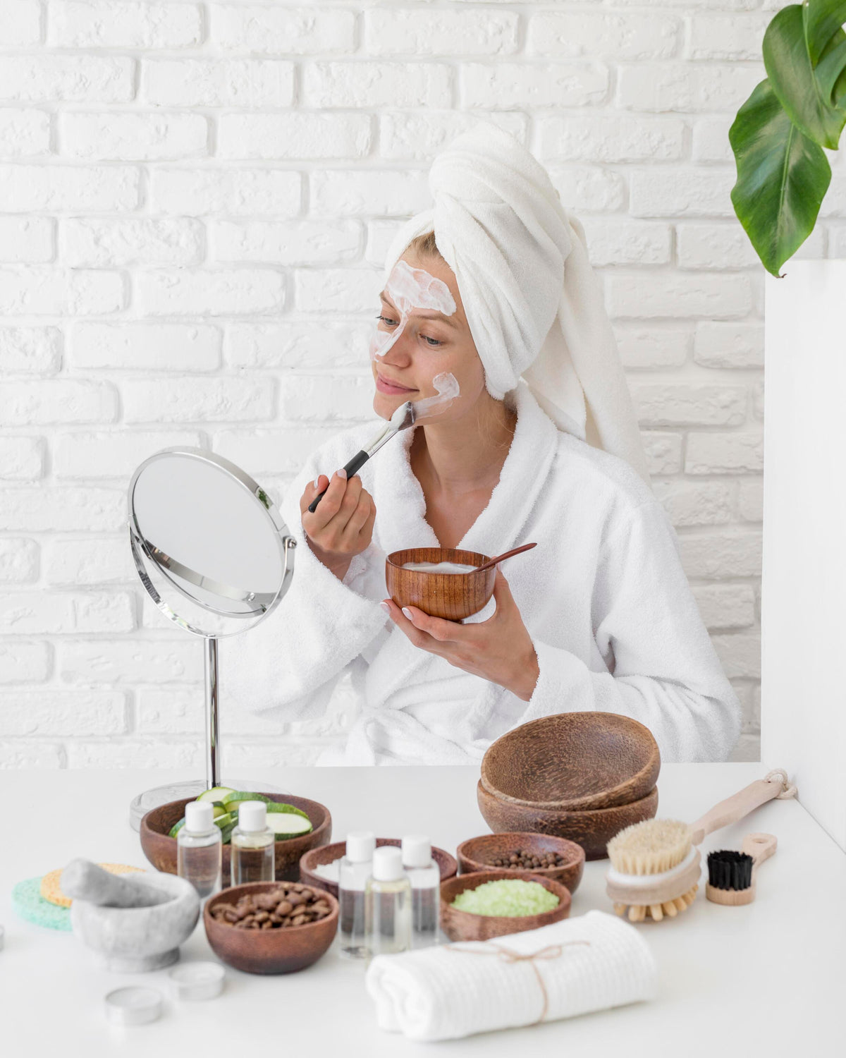 Consistent daily skincare routine