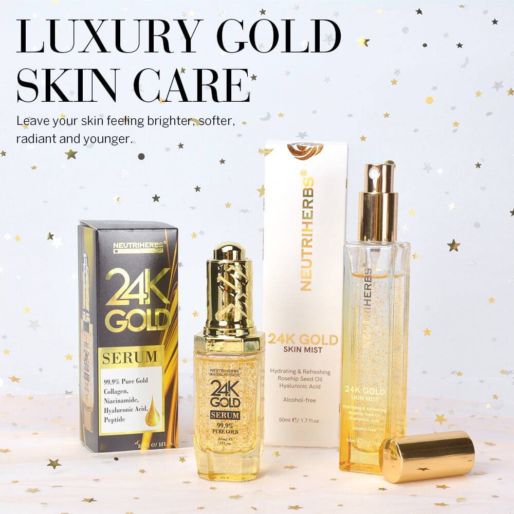 luxury gold skin care leave your skin feeling brighter, softer, radiant and younger