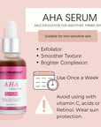 AHA Serum For Exfoliating & Smoothing Skin