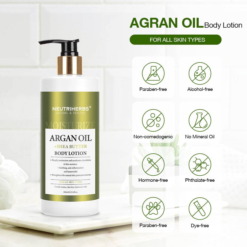 Argan Oil Body Lotion With Shea Butter For Deeply Moisture