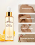 Vitamin C Softens And Smooths Body Oil For Moisturizing