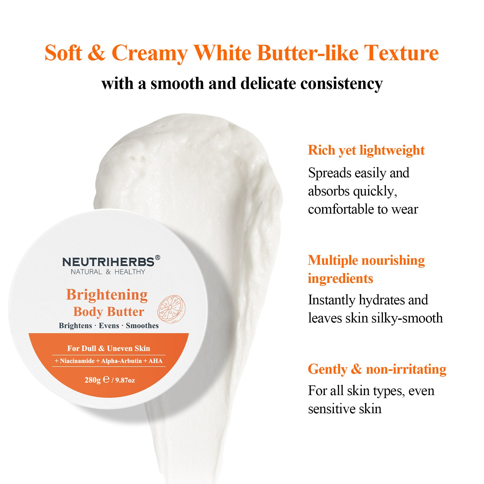 Brightening Body Butter For Dull &amp; Uneven Skin