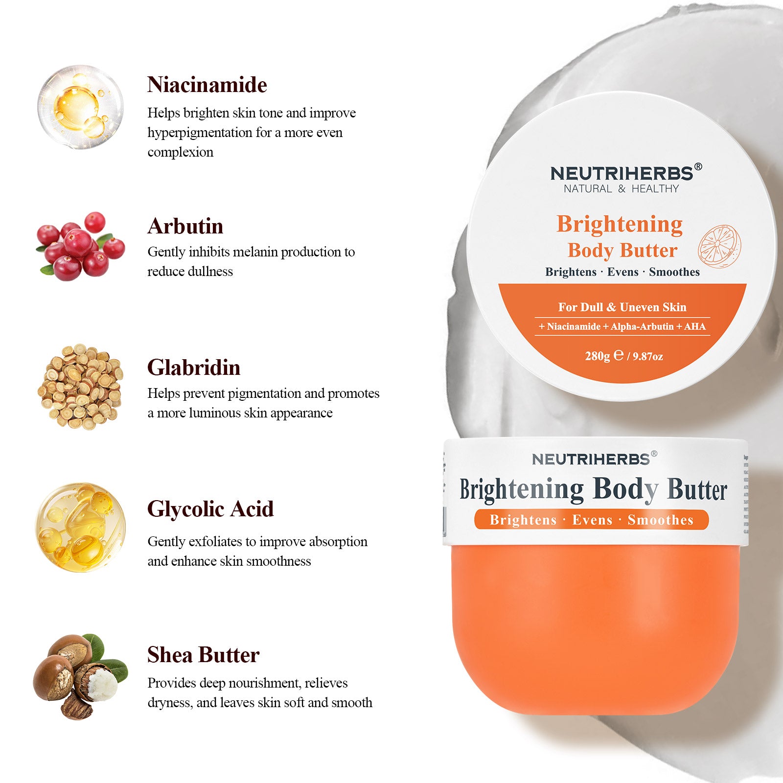 Brightening Body Butter For Dull &amp; Uneven Skin