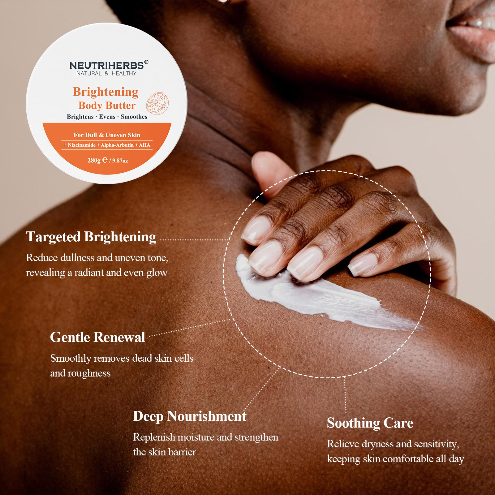 Brightening Body Butter For Dull &amp; Uneven Skin