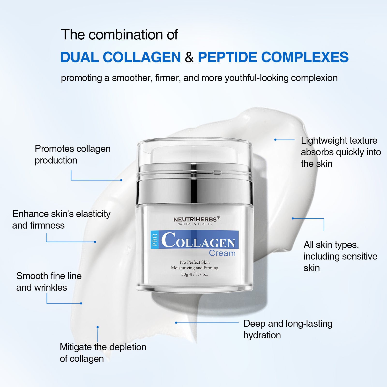 Firming Collagen Cream For Anti-Aging And Enhancing Skin