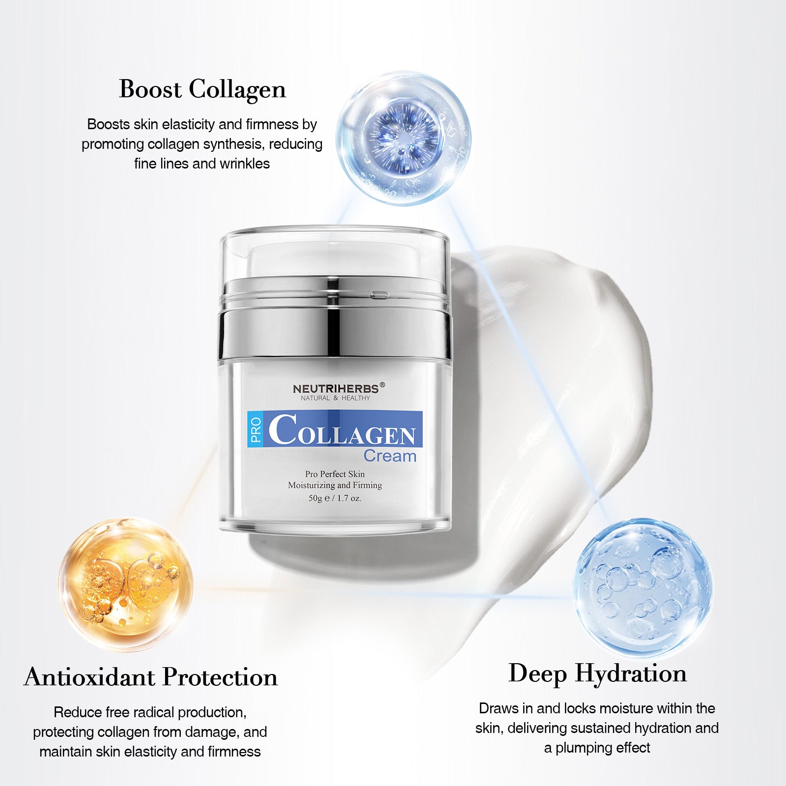 Firming Collagen Cream For Anti-Aging And Enhancing Skin