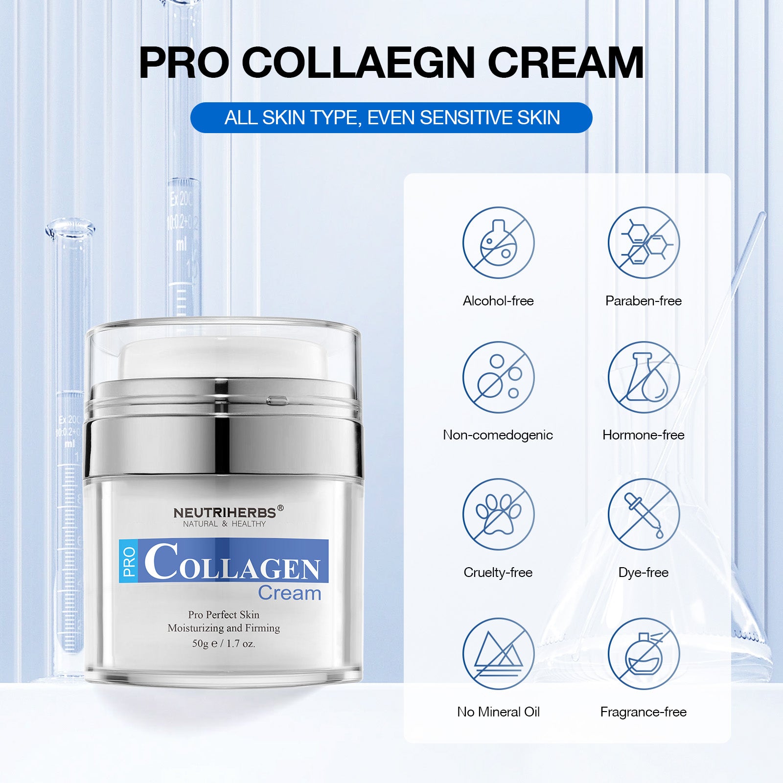 Firming Collagen Cream For Anti-Aging And Enhancing Skin