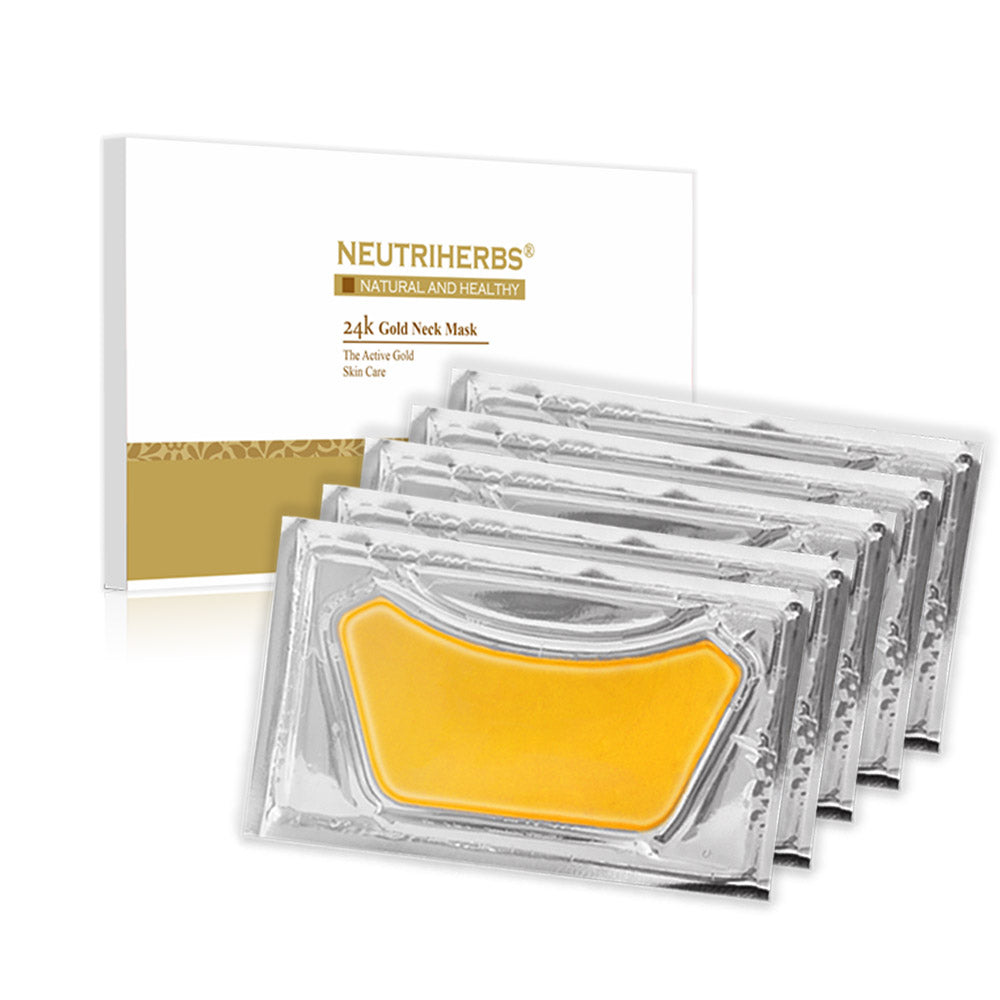 Neutriherbs® قناع العنق بالكولاجين الذهبي عيار 24 قيراطًا