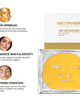 24K Gold Collagen Facial Mask For Anti-Aging And Lifting | 3 Pcs