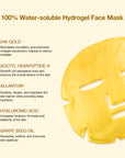 24K Gold Collagen Facial Mask For Anti-Aging And Lifting | 3 Pcs