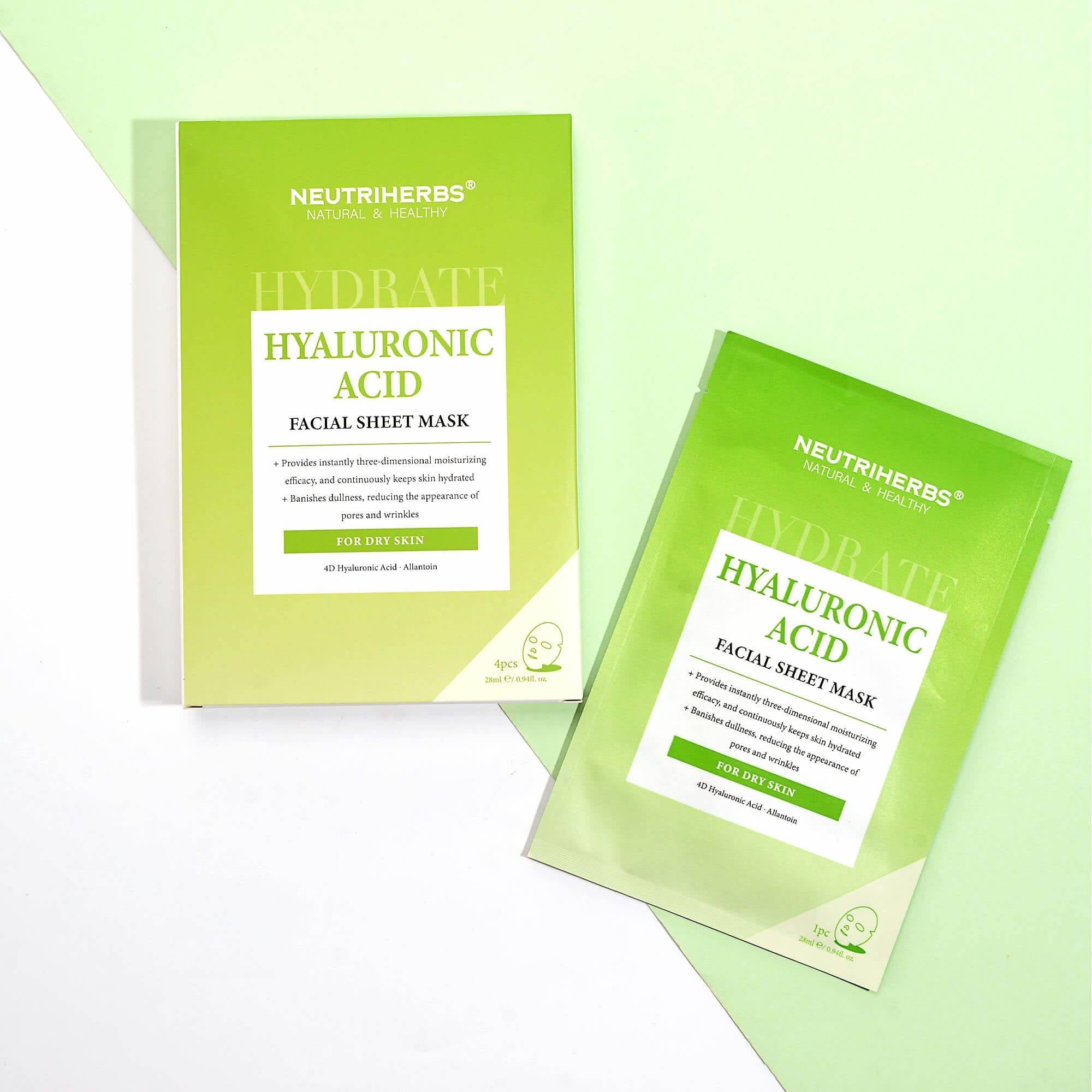 Neutriherbs hyaluronic acid good hydrating mask