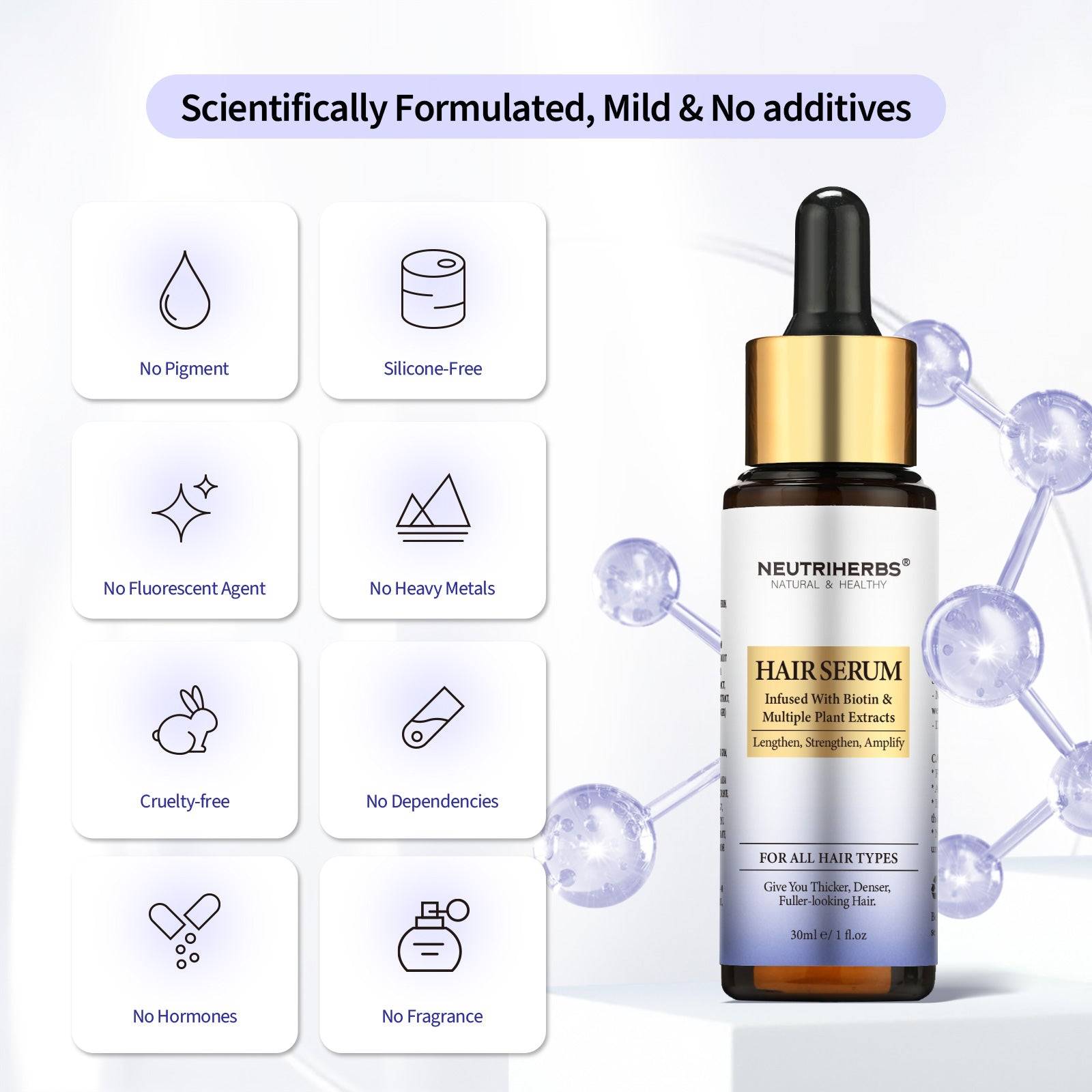 Intensive Hair Serum for Stronger and Thicker Locks – Neutriherbs