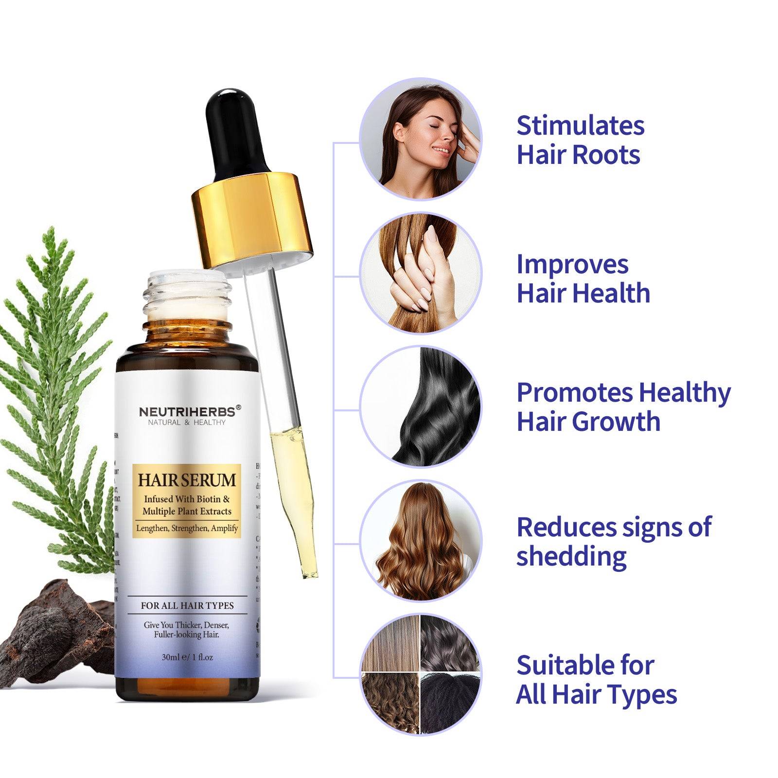 Intensive Hair Serum for Stronger and Thicker Locks