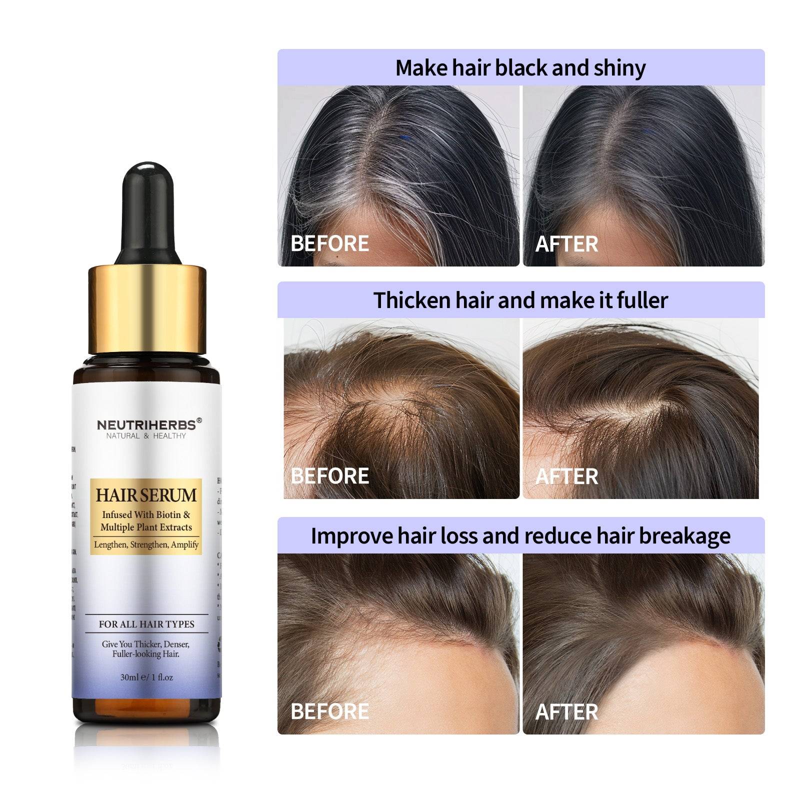 Intensive Hair Serum for Stronger and Thicker Locks – Neutriherbs