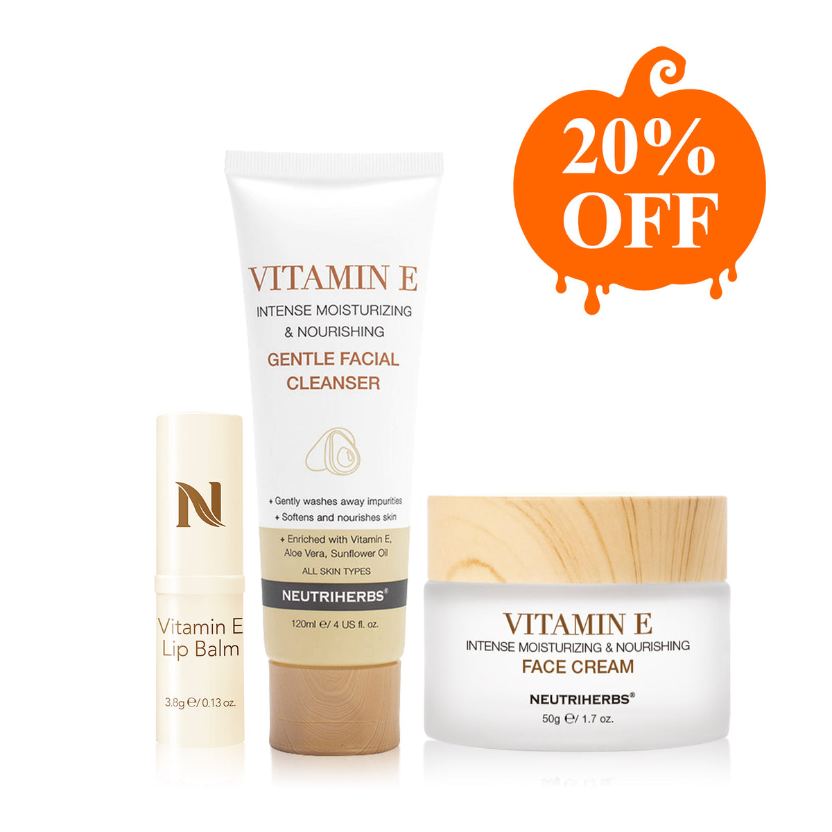 Coffret hydratant à la vitamine E | Économisez 10 %
