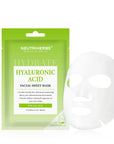 Facial Sheet Mask Hyaluronic Acid Mask 4PCS