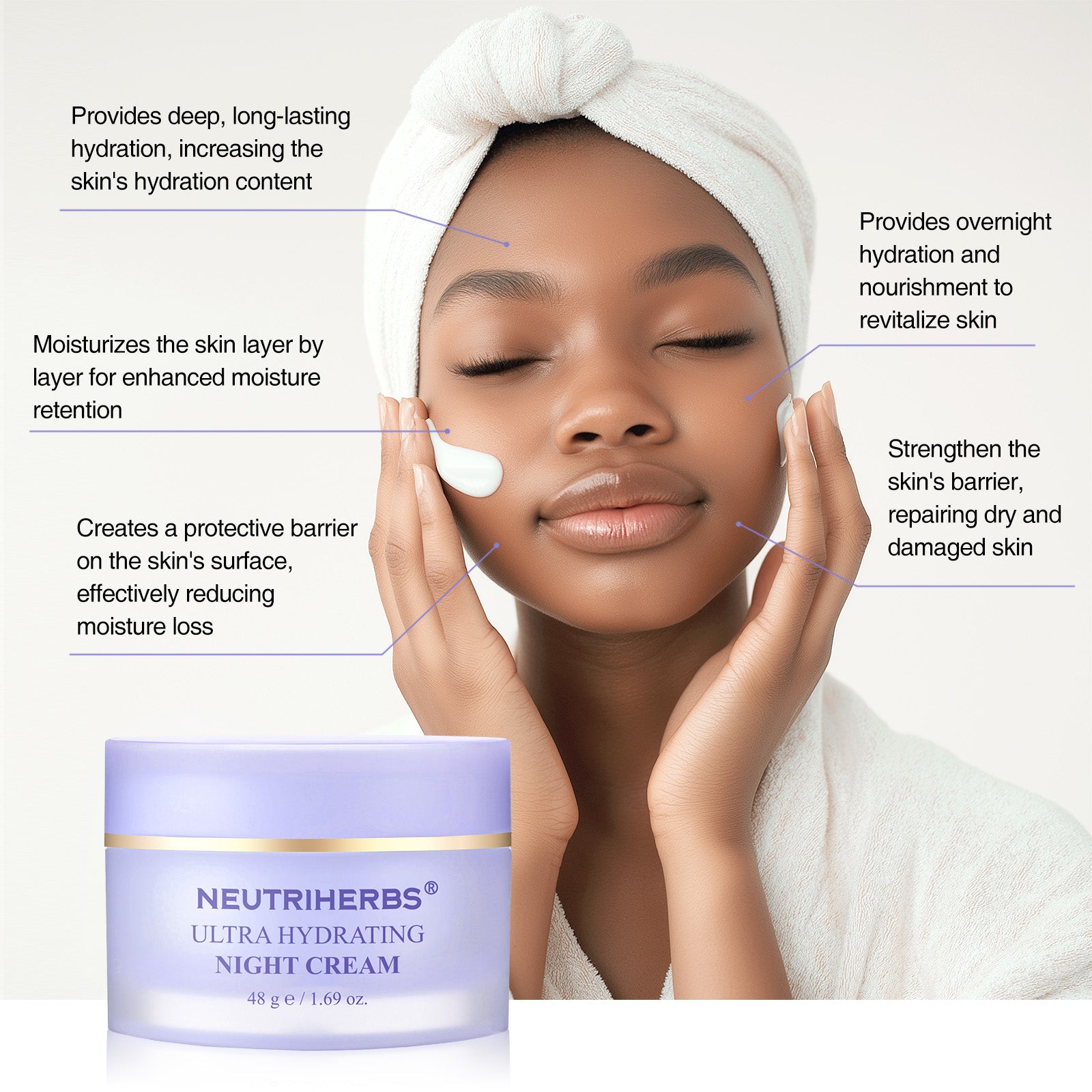 The Best Ultra Hydrating Night Cream For Skin Moisturizing And Repairing