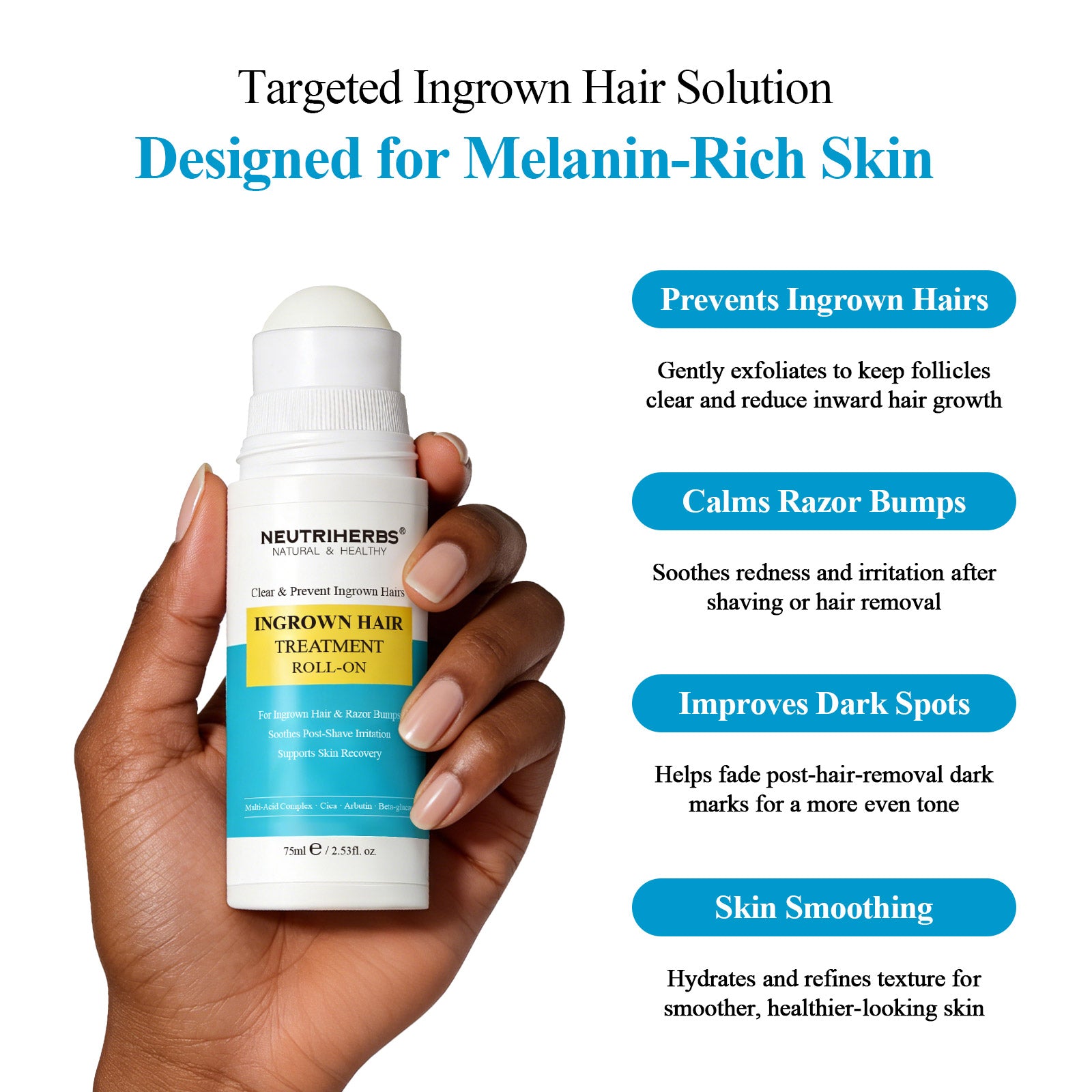 Clear &amp; Prevent Ingrown Hairs Ingrown Hair Treatment Roll-On