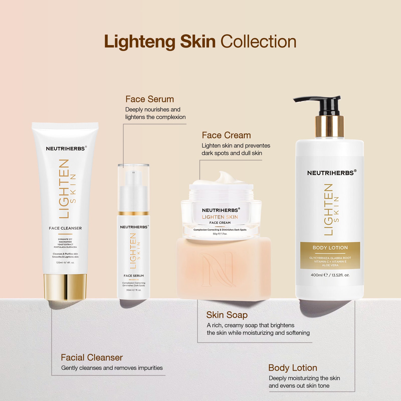 Skin Lightening Ultimate Set For Uneven Skin