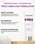 Pro Retinol Cleanser For Anti Aging With Amino Acid Foam