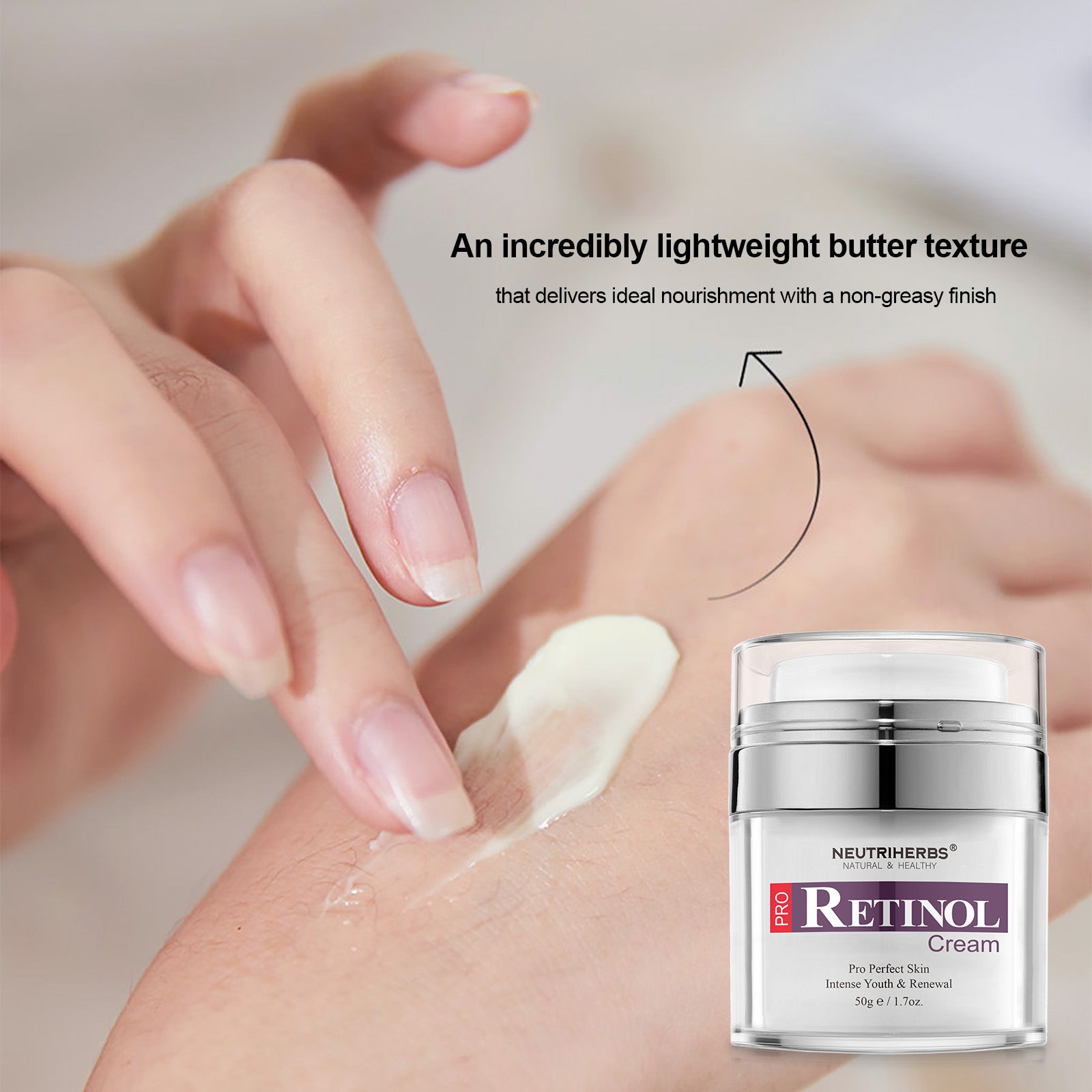 Crema Neutriherbs® Pro-Retinol para arrugas y marcas de acné