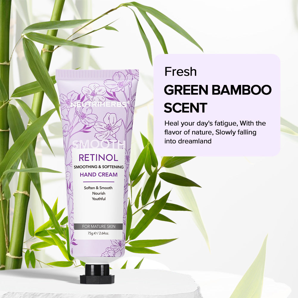 Retinol Anti-Aging Hand Cream With Green Bamboo Scent