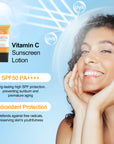 Vitamin C Sunscreen SPF50 With Double UV Protection