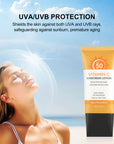 Lotion solaire à la vitamine C SPF50