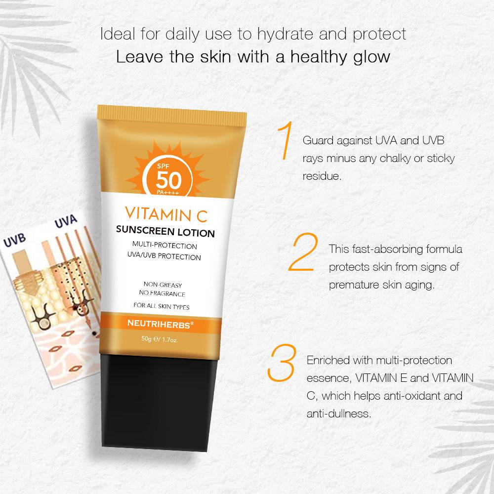 vitamin c sunscreen lotion spf50