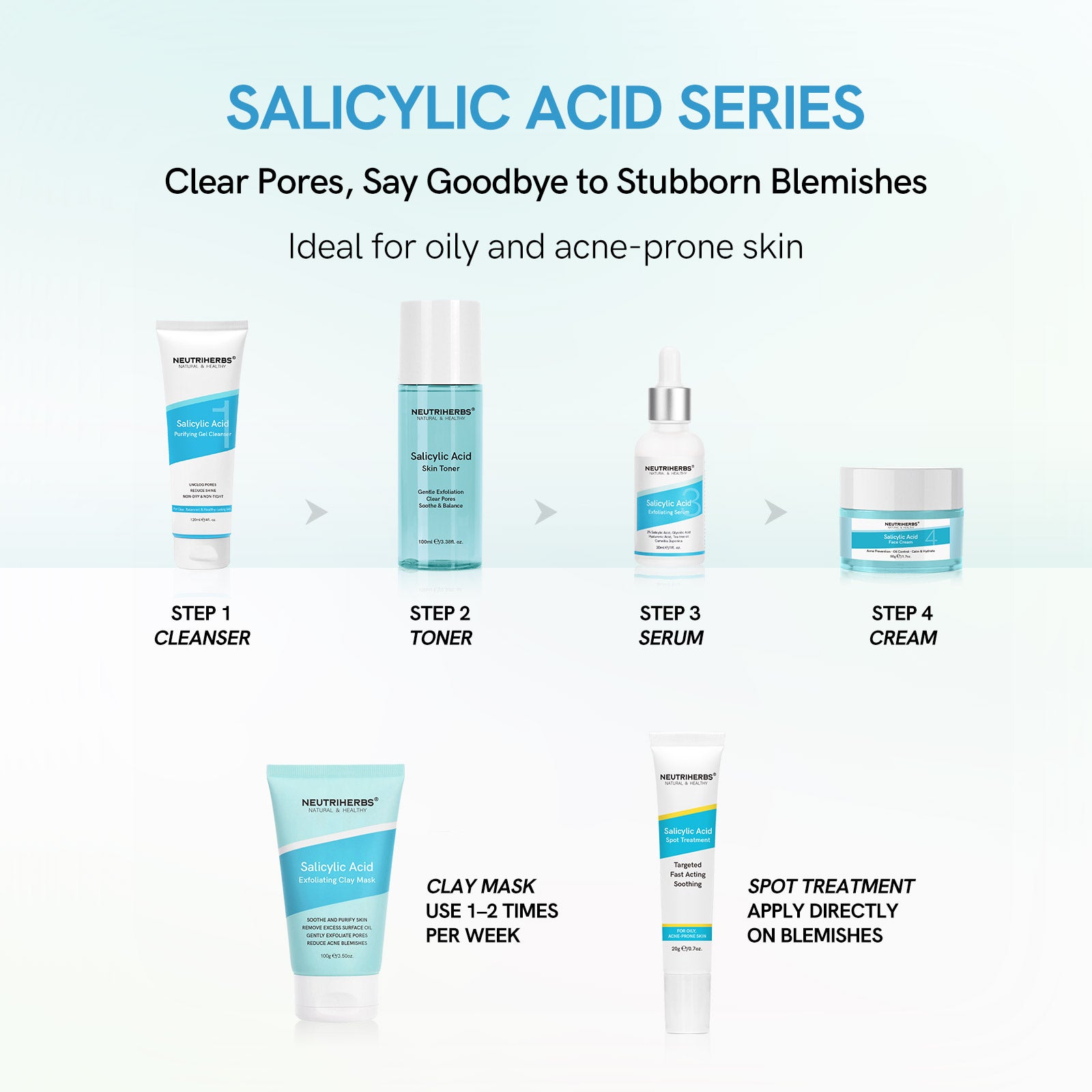Salicylic Acid Face Cream for Acne &amp; Oil Control